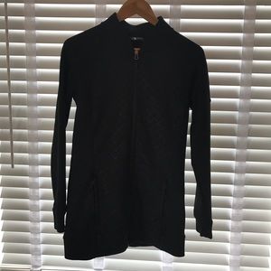 Thigh Length The North Face Zip Up Sweatshirt